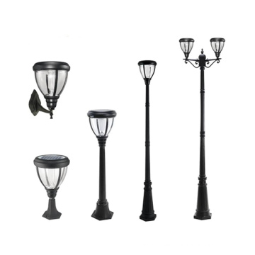 Aluminium Street Lighting Pole Solar Antique Lampe Post Outdoor Garten Dekorative Lichtstange